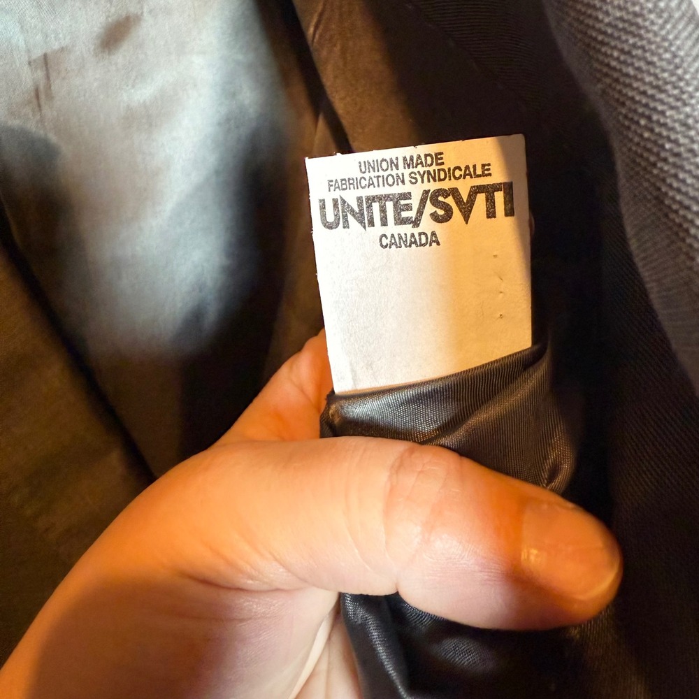 Peter‎ Millar Mens 46R Gray 100% Wool Union Made Sport Coat Blazer - Picture 5 of 7